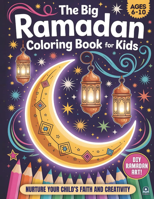 The Big Ramadan Coloring Book For Kids: A Joyful Ramadan Coloring Book Package and a Heartwarming Islamic Book for Children (Ages 6–10) (Growing With Islam Series)