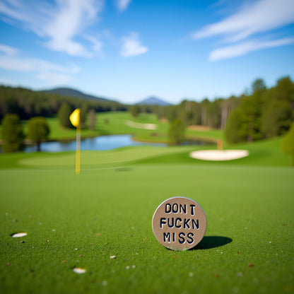 Jowxsx Adult Humor Novelty Golf Ball Markers Funny Golf Ball Marker for Men with Funny Words Unique Golf Gag Gifts for Men or Women Golfers