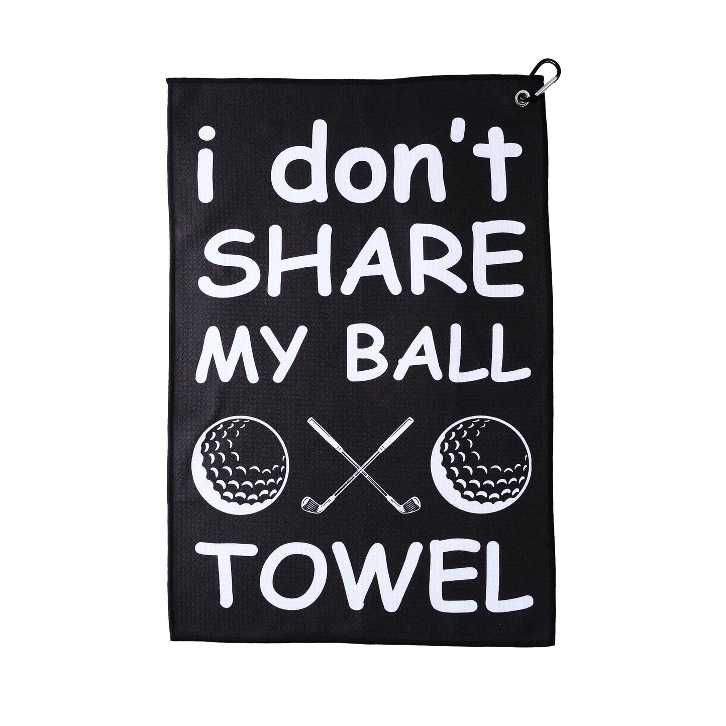 ZEETY Funny Golf Towel – Humorous Golf Towel for Golf Bags, Perfect Golf Gifts & Accessories for Men and Women Golfers