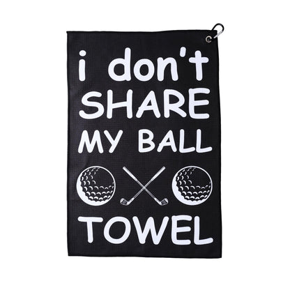 ZEETY Funny Golf Towel – Humorous Golf Towel for Golf Bags, Perfect Golf Gifts & Accessories for Men and Women Golfers