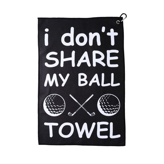ZEETY Funny Golf Towel – Humorous Golf Towel for Golf Bags, Perfect Golf Gifts & Accessories for Men and Women Golfers