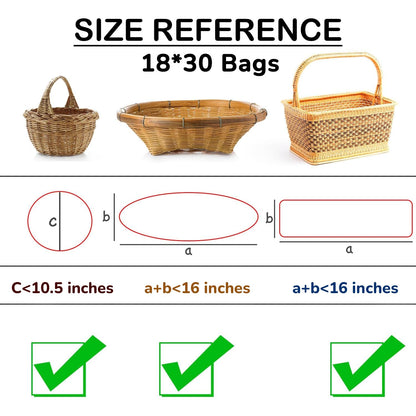CUDICY 20pcs Cellophane Bags 18x30 Cellophane Wrap for Gift Baskets Large Clear Party Favors Clear Treat Plastic Gift Bags Packaging for Cookie