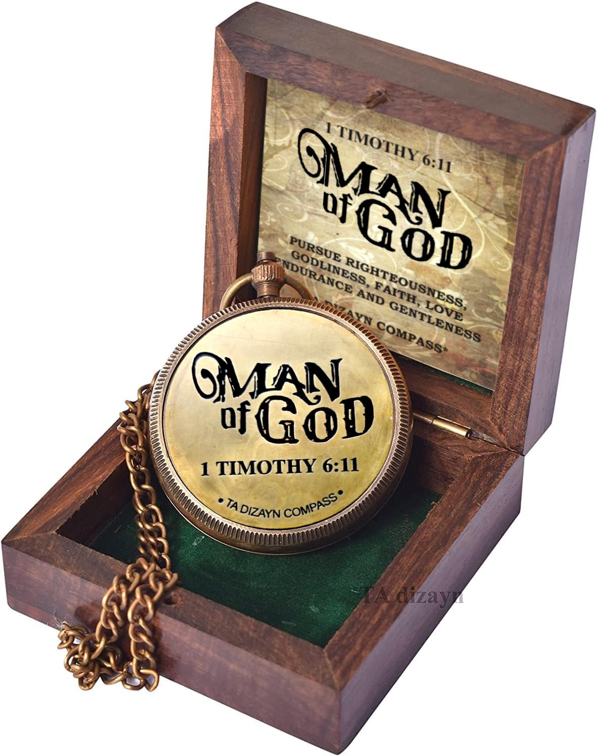 For I Know The Plans I Have For You, Jeremiah 29:11, Solid Brass Directional Engraved Compass, Baptism Gifts for Boys Girls, First Communion, Christian Gifts for Men, First Confirmation Gifts for Boys