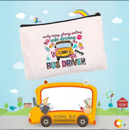 Bus Driver Gifts for Women, 4pcs Gift Set for Schoolbus Lovers, Bus Drivers Thank You Presents With Funny Novelty Socks