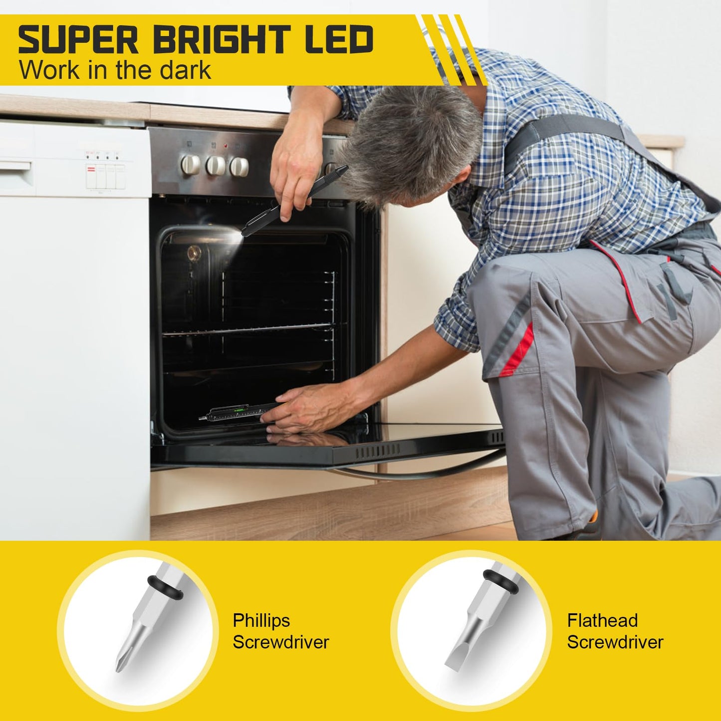 Fathers Day Dad Gifts from Daughter Son Wife, MAFEHAN 9-in-1 Multitool Pen with LED Light, Gifts for Husband Dad Grandpa, Cool Birthday Gadgets for Men
