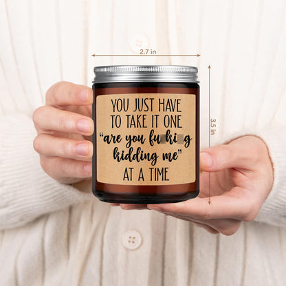 LEADO Candles, Boss Lady, Coworker Gifts for Women, Men - Cool Ideas, Funny Mothers Day Gifts for Coworkers, Best Friend, Mom, Employee - Sarcastic, Work, Birthday Ideas for Boss, Female, Male, Woman
