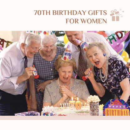 Storieme 70th Birthday Gifts for Women: Best Birthday Gifts for Mom Daughter Friend Happy Birthday Gift for 70 Year Old Woman