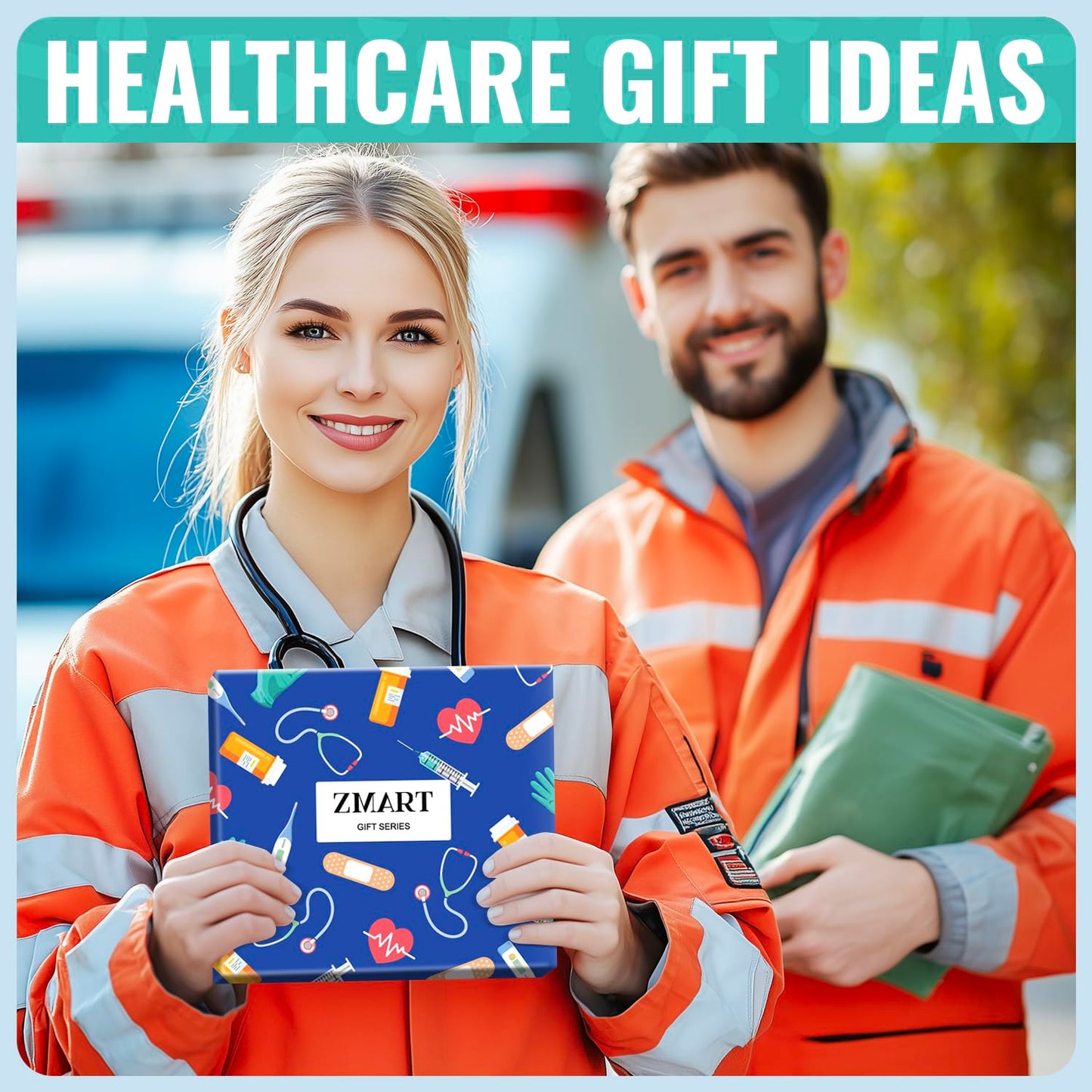 Zmart EMT Doctor Gifts for Men - EMS Week Gifts, Paramedic Gift for Women, EMT Doctor Socks