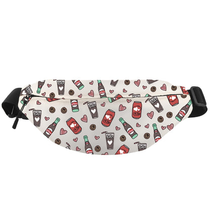 WCGXKO Dr. P Crossbody Waist Pack Favourite Drink Gift Dropkick Pepper Gift Soda Social Club Merch (Dr.p Pack)