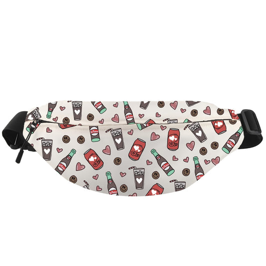 WCGXKO Dr. P Crossbody Waist Pack Favourite Drink Gift Dropkick Pepper Gift Soda Social Club Merch (Dr.p Pack)