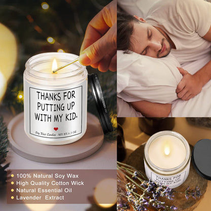 Teacher Appreciation Gifts Thank You Teacher Gifts for Women & Men Candles Present for Retired Teachers Idea for Graduation,Back to School