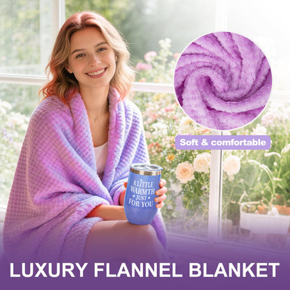 Mother’s Day Gift Basket for Women, Birthday Self Care Gifts for Her, Spa Gift Basket with Blanket, Get Well Soon & Thinking of You Care Package for Mom, Wife, Friend, Sister, Valentine’s Day Gift