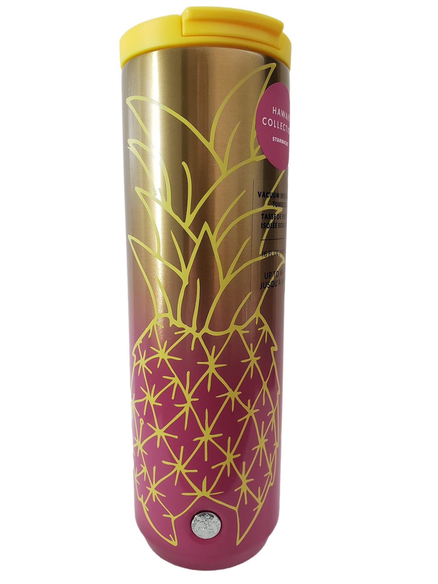 Starbucks Hawaii Collection Stainless Steel Pineapple 16oz Tumbler