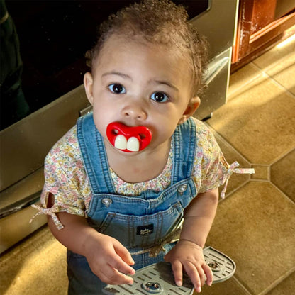 Funny Pacifiers for Babies, Newborn Pacifier 0-6-12-18 Months, Infants Pacifiers for 0-6 Months, Toddlers Mustache Pacifier, Baby Gift Pacifiers for Boys and Girls