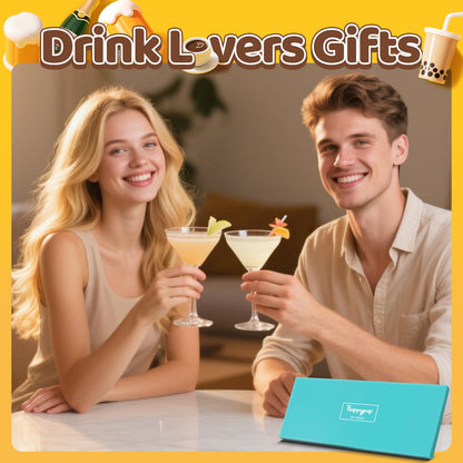 HAPPYPOP Funny Gifts for Women Men - Boba Tea Taco Gifts for Her, Bourbon Coffee Socks