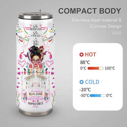 Nail Tech Tumbler Gifts For Women Girls, Gift For Nail Technicians Manicurist,Cosmetologist Beauty Salon Tumbler For Women 17 Oz
