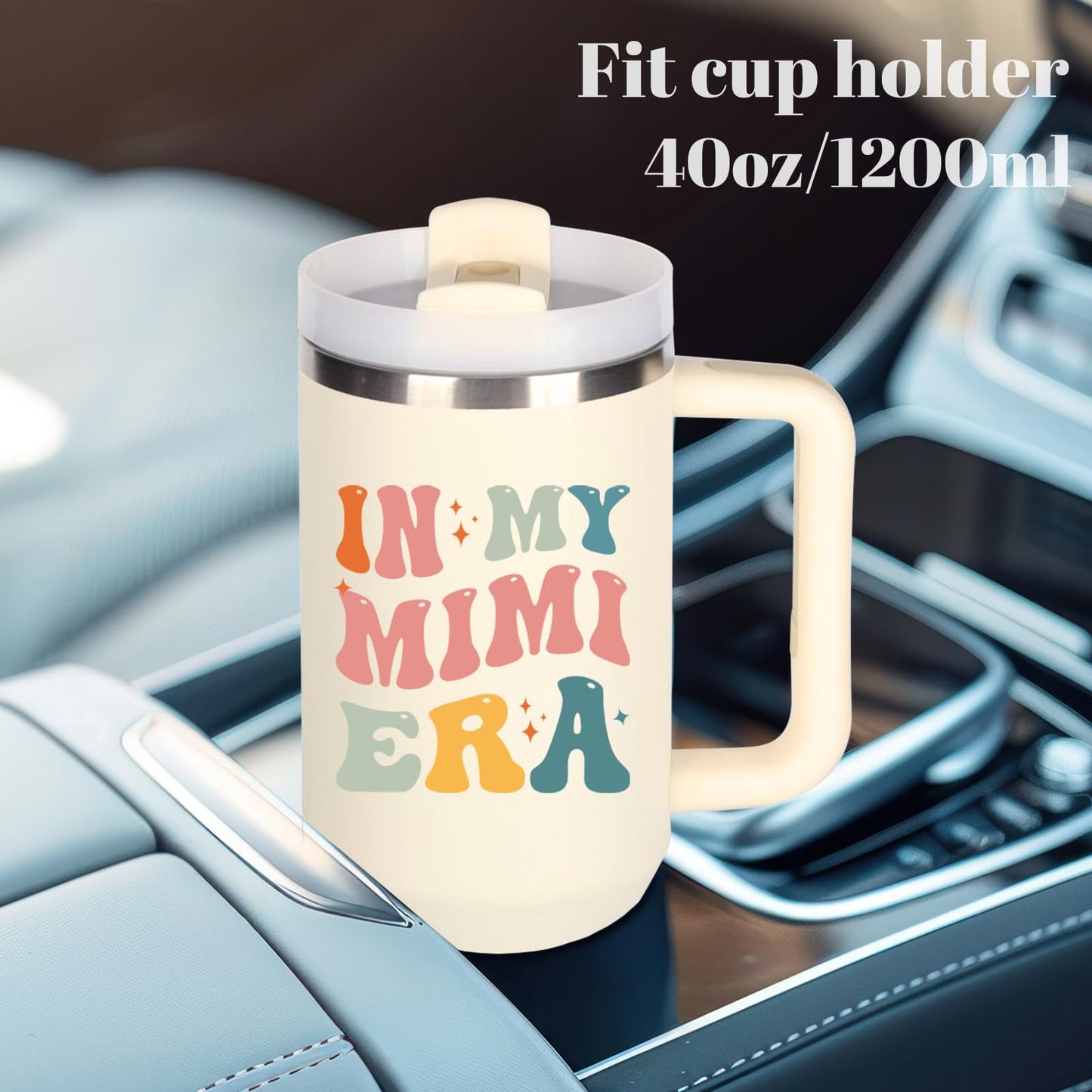 momocici Mimi Cup Tumblers Gifts.40oz In My Mimi Era Tumbler with Handle.Mimi Gift.Mimi Cups.Mimi Tumbler.40oz Birthday Christmas Mothers Day Gifts for mimi.