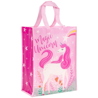 Loveinside Reusable Gift Bag, Medium Recycled Gift Bag for Girls, Birthday, Baby Shower, Party Favor, 10" x 5" x 13", 1 Pcs