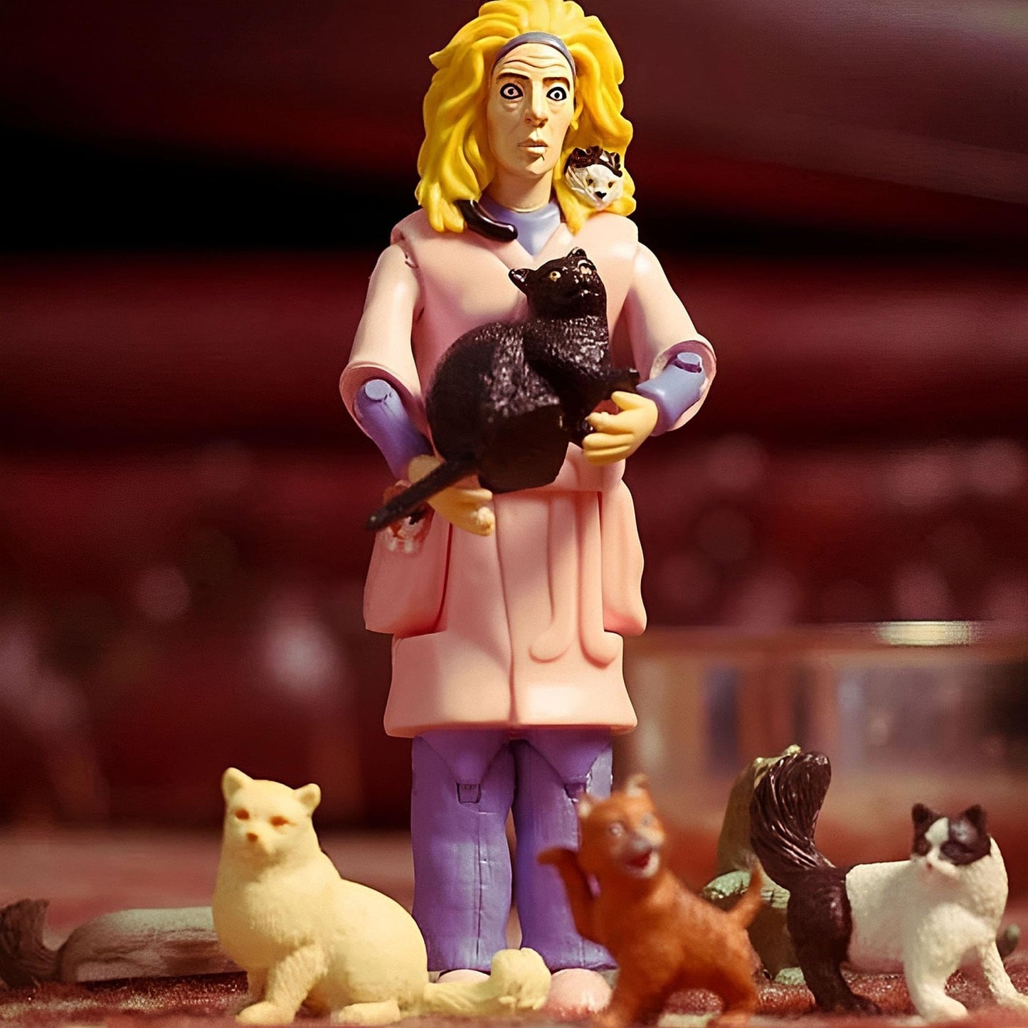 Accoutrements Crazy Cat Lady Action Figure Multicolored, 8"