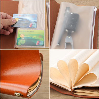 PRSTENLY Difference Maker Leather Journal, Thank You Gifts for Women Men- Administrative Professional Day Gifts 140 Page Refillable Notebooks, Employee Appreciation Gift for Coworkers Teacher Doctor Nurse Pastor Boss Leader Coach Mentor