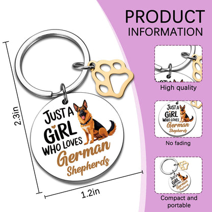 German Shepherd Gifts Keychain German Shepherd Bag Charm Christmas Birthday Gifts For Women