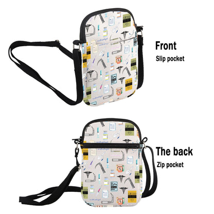 G2TUP Anesthesiologist Thank You Gift Eat Sleep Pass Crossbody Bag Anesthesia Tech Travel Bag Anesthesia CRNA Graduation Gift