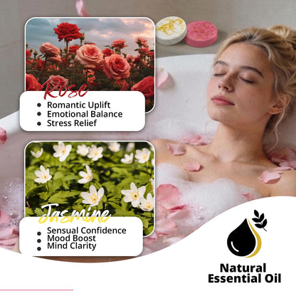 Shower Steamers Aromatherapy SWCANDY 8 Pack Mothers Day Gifts for Mom - Wife, Daughter, Grandma, Women, Sister and Teen Girls Natural Essential Oils Home Spa Self Care Stress Relief Relaxation