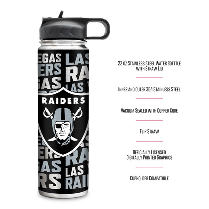 Rico Industries NFL Football Stainless Steel Tumbler with Lid - Great For Coffee, Tea, Water or Cocktails