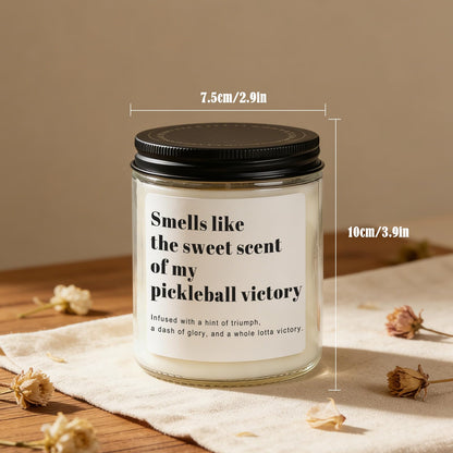 Pickleball Gifts for Women Men, Pickleball Accessories, Lavender Scented Candle - Funny Gifts Pickleball for Lovers, Players, Fans, Sports