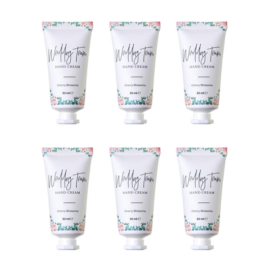 Pop Fizz Designs Bridesmaid Gifts- Wedding Team Hand Cream (6 pack)