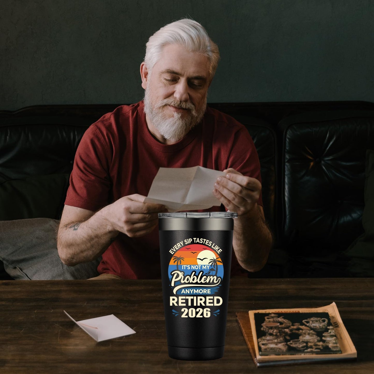 Grifarny Retirement Gifts for Men 2026 - Funny Retirement Gifts for Coworker, Teachers, Boss, Friends, Family - The Legend Has Retired Tumbler Cup 20 oz