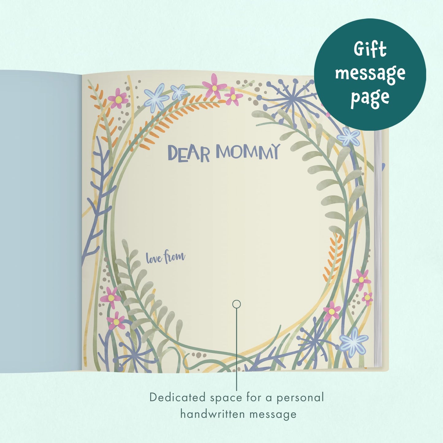 Dear Mommy Love From Me: A Heartwarming Hardcover Gift Book for Moms - Perfect Mother’s Day Gift from Daughter or Son - Personalizable Keepsake for ... Christmas or just because they love Mommy