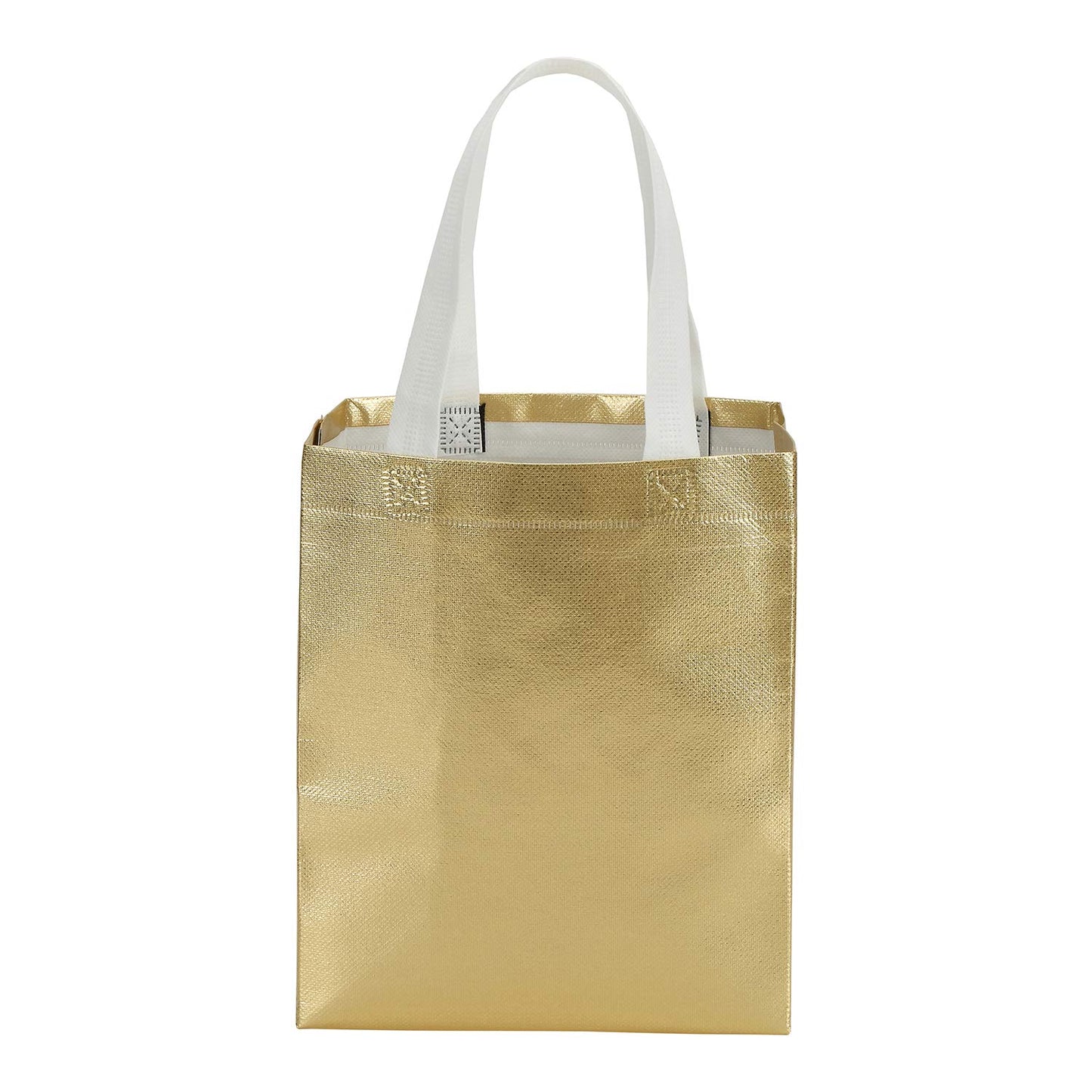 Tosnail 40 Pack 10 x 8 Inch Reusable Present Gift Bag, Medium Grocery Bags, Shopping Tote Bag for Weddings, Birthday, Party
