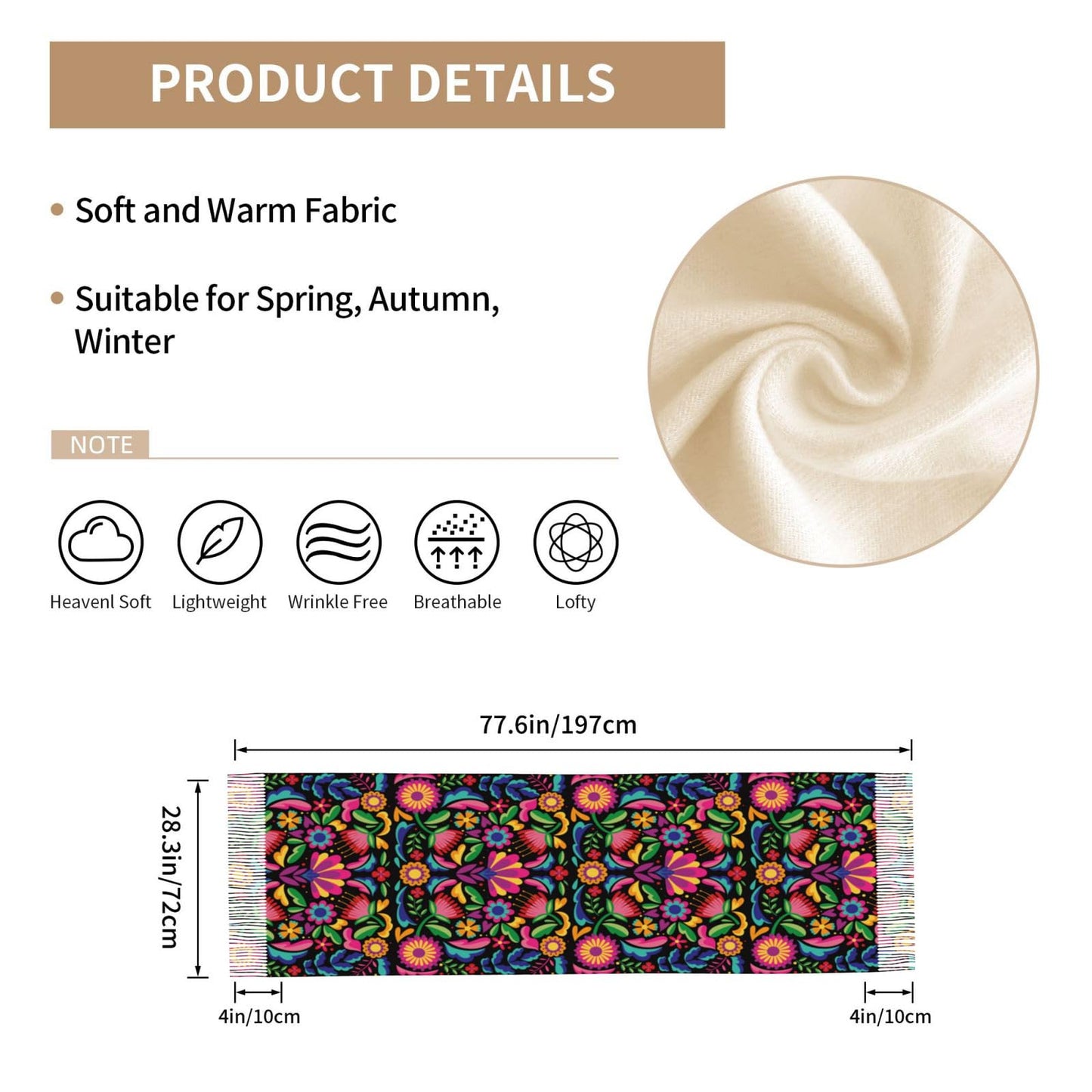Shawls and Wraps for Women Virgen De Guadalupe Gifts Soft Warm Blanket Scarf for Evening Dresses