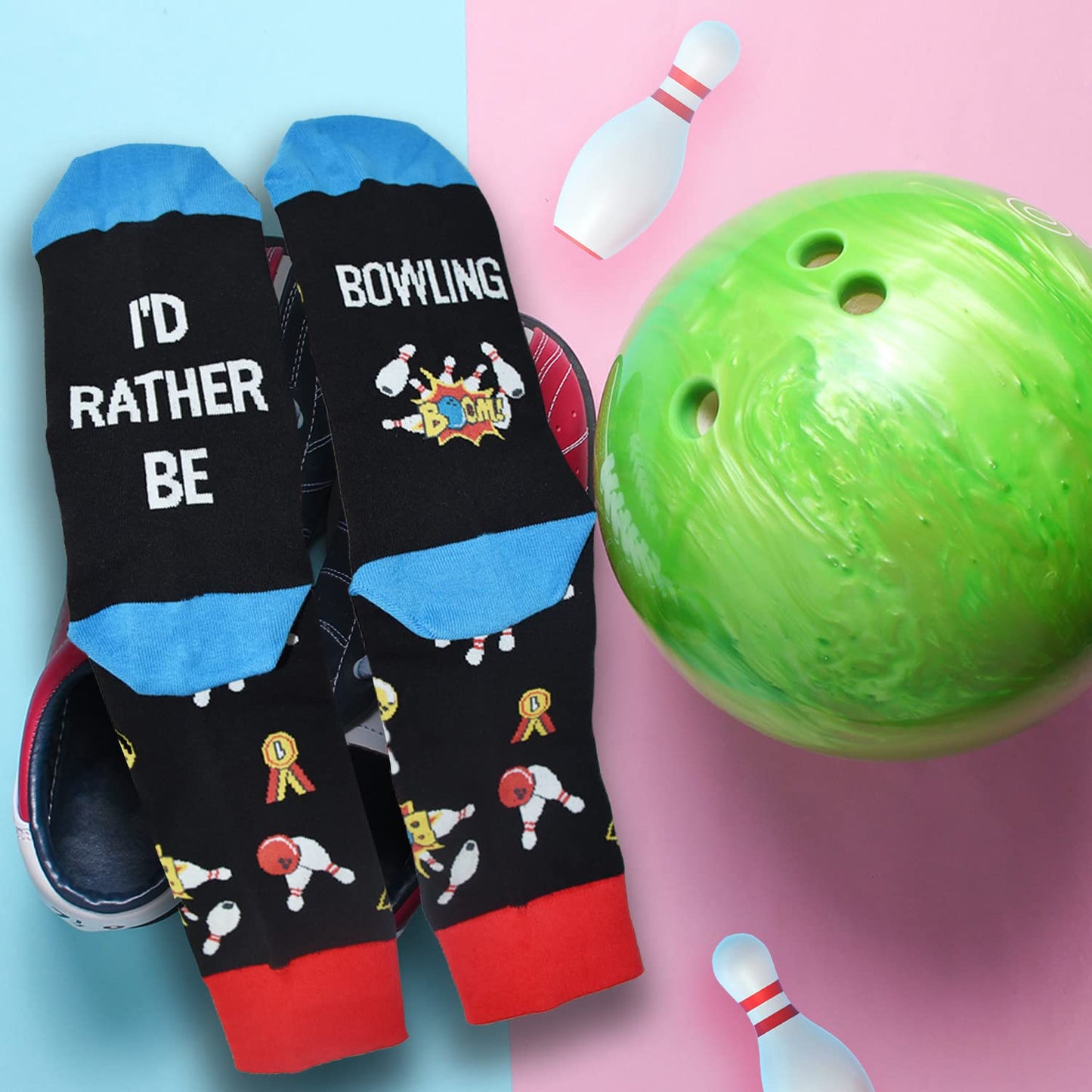 GOLIN Funny Saying Crew Socks, Novelty Gifts for Men Women Teens
