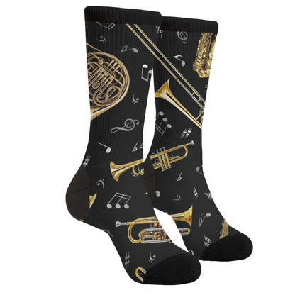 Rutuioy Men Women Funny Crazy Novelty Crew Tube Socks, Casual Athletic Sport Dress Socks