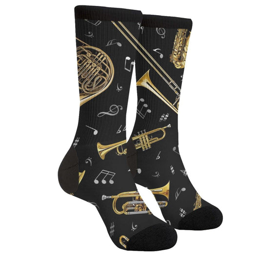 Rutuioy Men Women Funny Crazy Novelty Crew Tube Socks, Casual Athletic Sport Dress Socks
