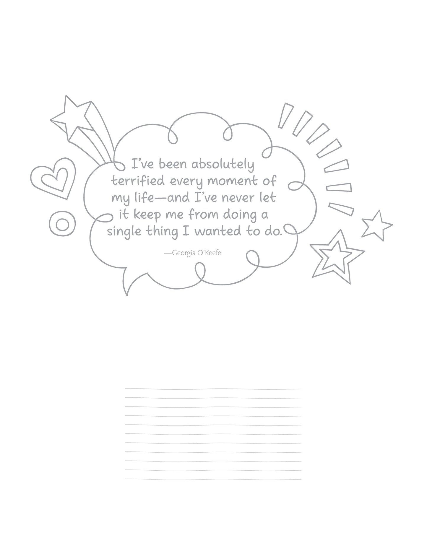 Notebook Doodles Go Girl!: Coloring & Activity Book (Design Originals) Inspiring Designs and Positive Quotes for Women and Tween Girls Ages 8 and Up, on Extra-Thick Perforated Paper