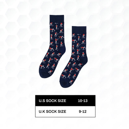 Shanker Golf Socks - Funny Angry Golfer Socks - Funny Golf Gift for Men - 1 Pair per Pack - Size 10-13