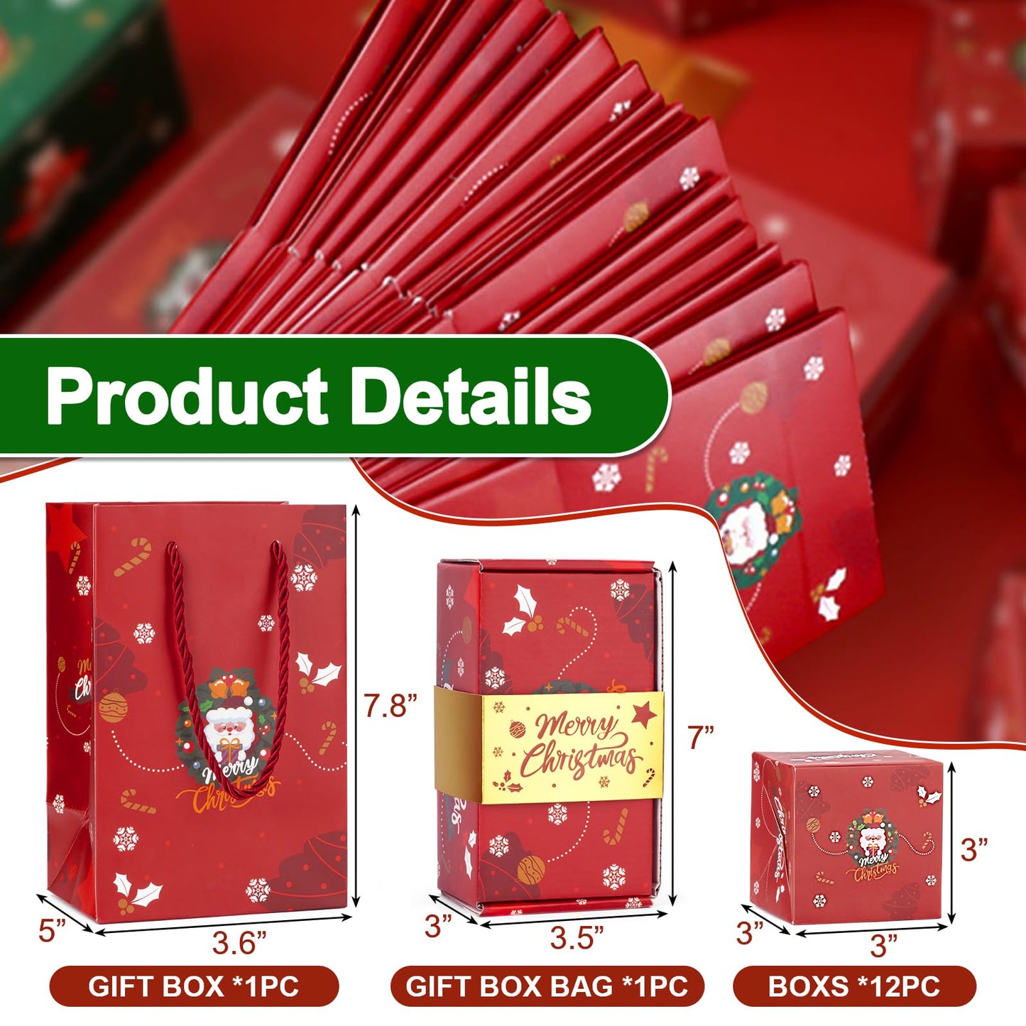 Surprise Gift Box Explosion for Money, Exploding Money Gift Boxes for Cash, Money Gift Boxes for Cash Pop Up, Chritmas, Birthday Anniversary Valentine Proposal (12 Bounces, Red)