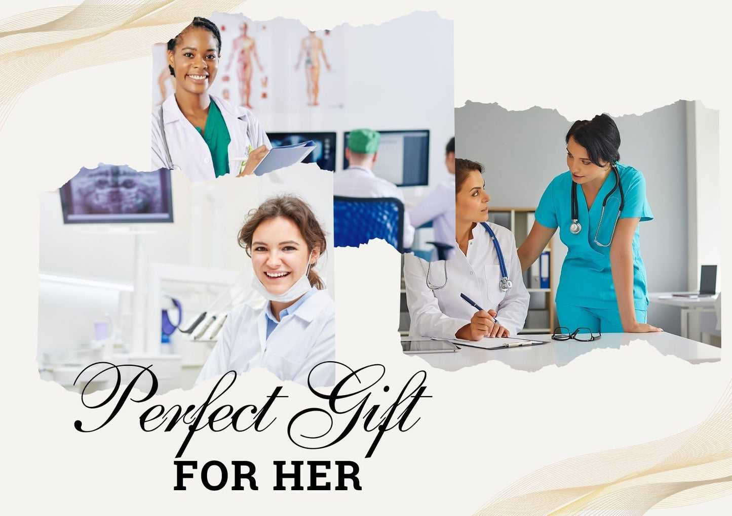 InnoBeta Physician Assistant Gifts for Women, Ballpoint Pen Set of 4, Gifts for Women on National Physician Assistant Day, Birthday and Christmas