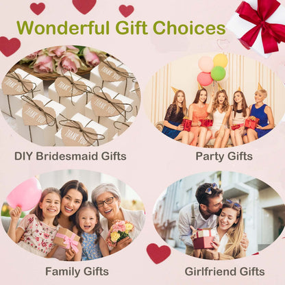 Travel Jewelry Case Bridesmaid Gifts Box,12 Pack Small Jewelry Box Mini Jewelry Organizer,PU Leather Portable Earring Storage Box for Women Girls Bridesmaid Proposal Gifts