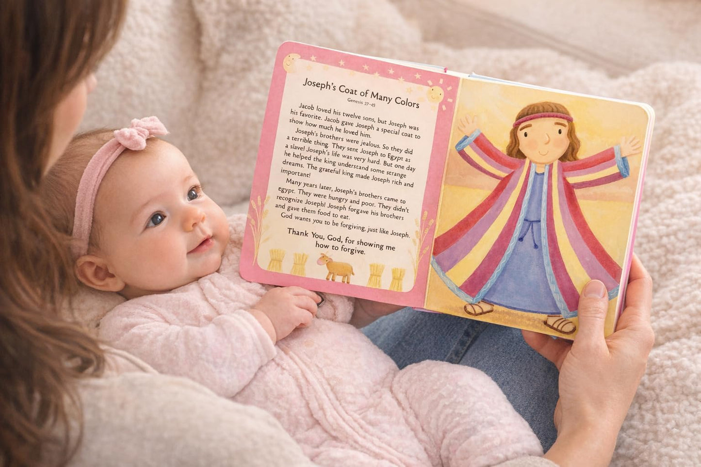 Baby's First Bible Stories Padded Board Book - Gift for Easter, Christmas, Communions, Newborns, Birthdays, Beginner Bible
