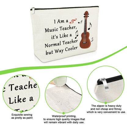 Violin Gifts for Women Makeup Bag Violinist Gifts Music Teacher Appreciation Gifts Violin Lovers Gift Thank You Music Teacher Gifts Musician Birthday Gift Cosmetic Pouch Violin Teacher Gifts