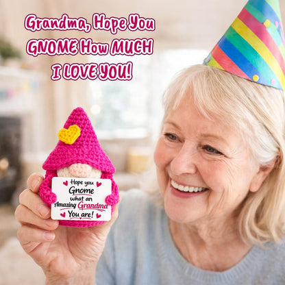 Grandma Gifts for Birthday Christmas - Funny Gnome Gift for Great Grandma Nana Gigi Mimi Grandmother from Granddaughter Grandson Grandkids, Grandparents Day Mothers Day Gnomes Present