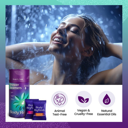 Shower Steamers Aromatherapy 8 Pack - Birthday Gifts for Women,Men, Mom, Fathers Day Gift for Dad, Shower Bombs with Essential Oils for Stress Relief, Self Care, Relaxation, Travel Essentials