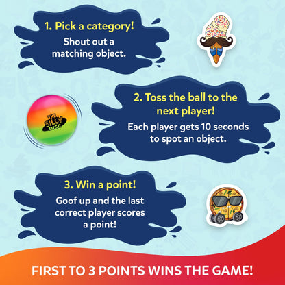 Skillmatics The Silly Disc – Pool Party Game for Kids, Teens & Adults, Funny Spot & Shout Game, Swimming Pool Toy, Outdoor Family Activity, Summer Game, Hilarious Gift for Ages 8, 9, 10 & Up