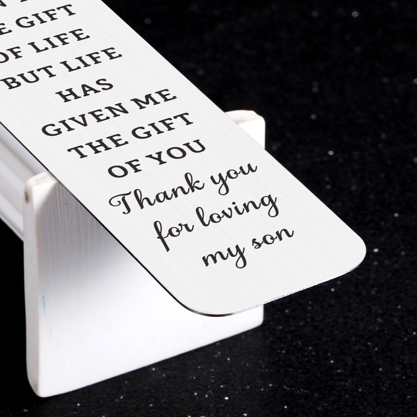 Daughter in Law Gifts from Mother in Law - Mothers Day Gifts for Daughter in Laws Birthday Future Daughters in Laws Gift for Mothers Day Birthday Wedding Anniversary, Bookmark for Book Lover Women