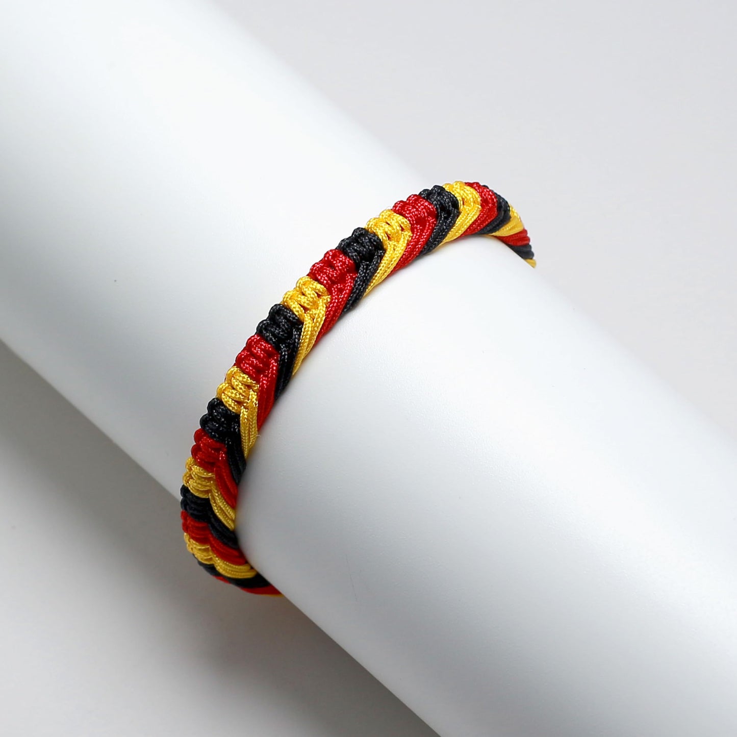 LAMIBEE Country Proud, Country Flag Color Tibetan Wrist Wrap Bracelet, Amulet and Boho Style Rope Bracelet and Bangles for Women, Men, String Thread Bracelets