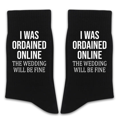 Wedding Funny Gifts for Wedding Officiants, Novelty Wedding Socks for Men & Women.